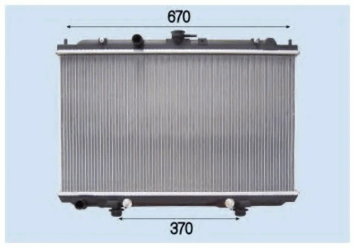 0121.3043 FRIGAIR Радиатор, охлаждение двигателя (фото 2)