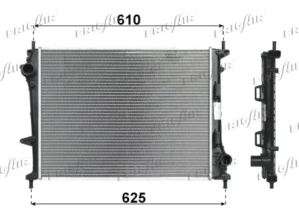 0104.3141 FRIGAIR Радиатор, охлаждение двигателя (фото 3)