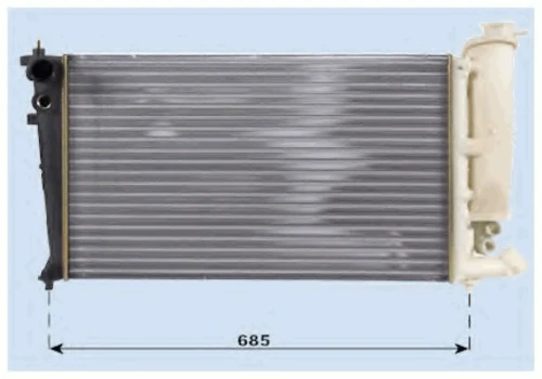 0103.3021 FRIGAIR Радиатор, охлаждение двигателя (фото 2)