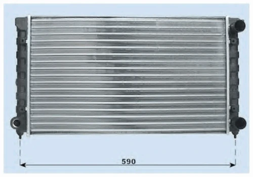 0110.3075 FRIGAIR Радиатор, охлаждение двигателя (фото 2)