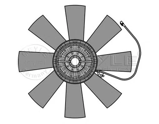 534 234 0009 MEYLE Вентилятор охлаждения радиатора (фото 1)