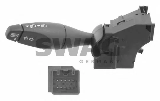 50 92 9241 SWAG Переключатель подрулевой (поворотники, стеклоочиститель, свет, сигнал, аварийка) (фото 1)