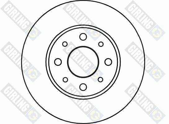 6040371 GIRLING Тормозной диск (фото 4)