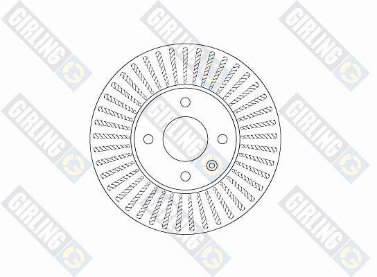 6062541 GIRLING Тормозной диск (фото 4)