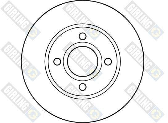 6026221 GIRLING Тормозной диск (фото 4)