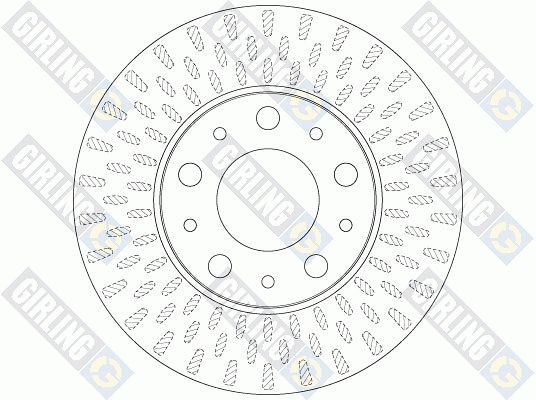 6047715 GIRLING Тормозной диск (фото 4)