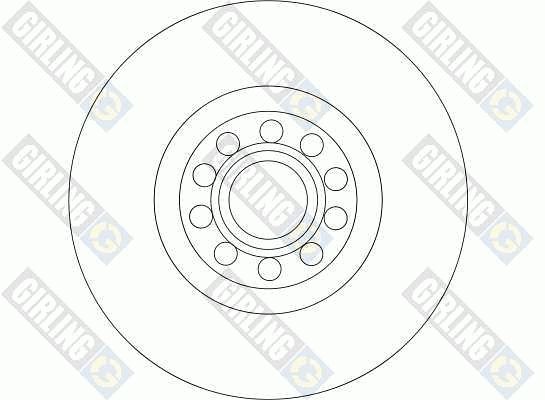 6042585 GIRLING Тормозной диск (фото 4)