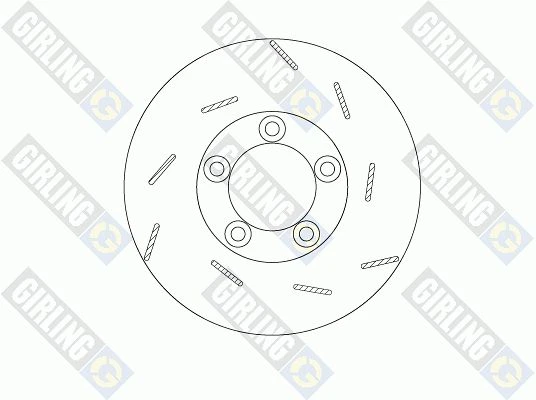 6063215 GIRLING Тормозной диск (фото 3)