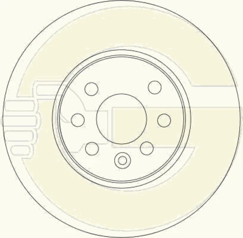 6043181 GIRLING Тормозной диск (фото 2)