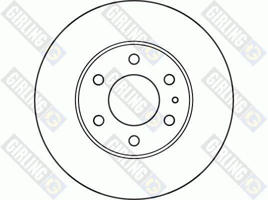 6049875 GIRLING Тормозной диск (фото 4)
