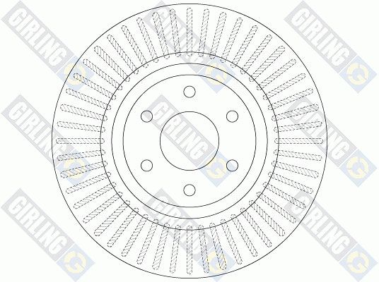 6064251 GIRLING Тормозной диск (фото 4)