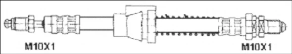 1903.66 REMSA Тормозной шланг (фото 1)