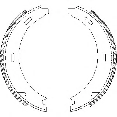 4094.01 REMSA Комплект тормозных колодок, стояночная тормозная система (фото 1)