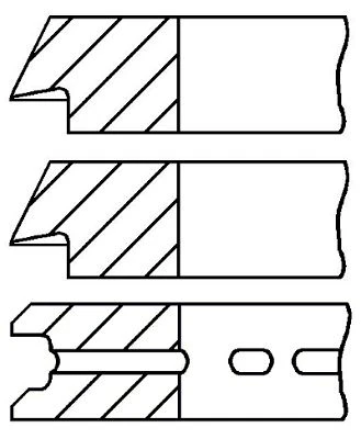 08-741200-00 GOETZE Комплект поршневых колец (фото 2)