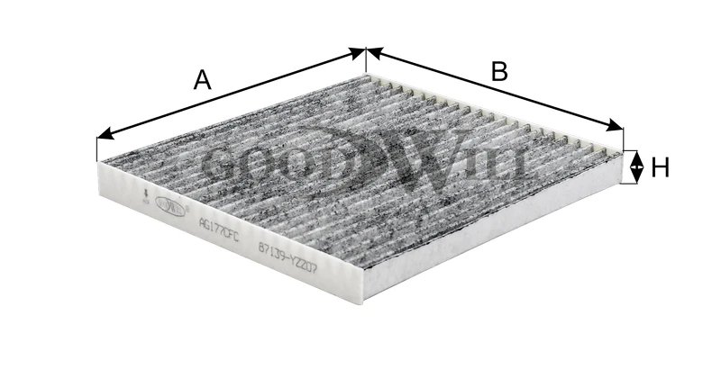 AG 177 CFC GOODWILL Фильтр, воздух во внутренном пространстве (фото 4)