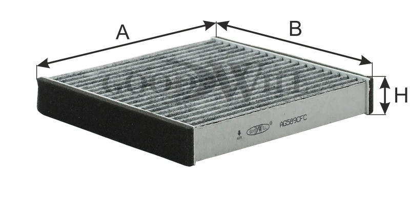 AG 589 CFC GOODWILL Фильтр, воздух во внутренном пространстве (фото 4)
