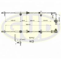 GABS02565 G.U.D Датчик, частота вращения колеса (фото 2)