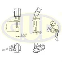GABS01101 G.U.D Датчик, частота вращения колеса (фото 2)