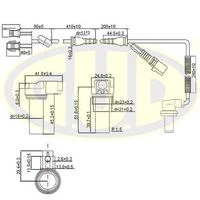 GABS01036 G.U.D Датчик, частота вращения колеса (фото 2)