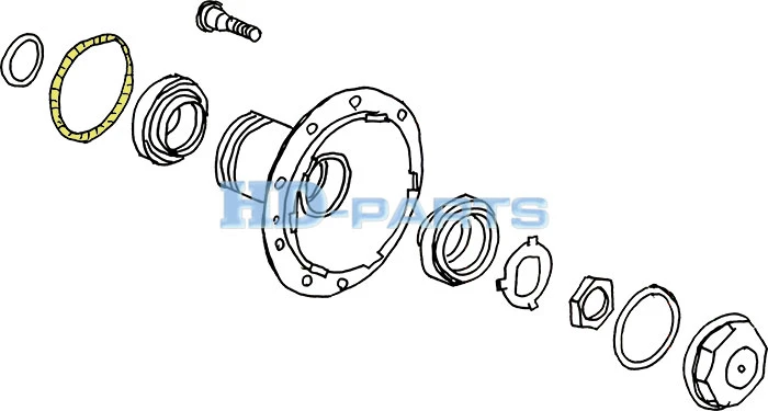 110416 HD PARTS Венец зубчатый датчика abs 136x164x14 volvo fh12/16/b 12/b6/fl6/fm10/nh12,rvi magnum (фото 5)