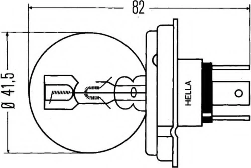8GJ 002 088-461 BEHR/HELLA/PAGID Лампа накаливания, основная фара (фото 2)