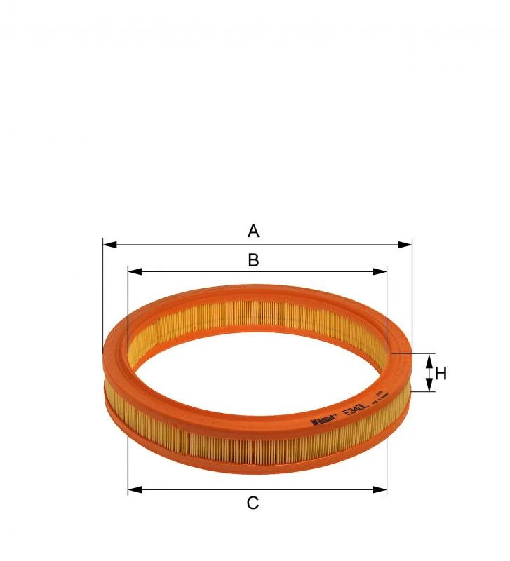 E340L HENGST Воздушный фильтр (фото 2)