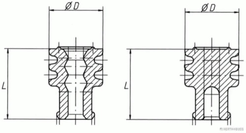 50282040 HERTH+BUSS Уплотнительная / защитная пробка (фото 3)