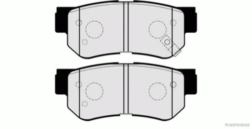 J3610518 HERTH+BUSS Колодки дисковые торм. задн. hyun (фото 1)