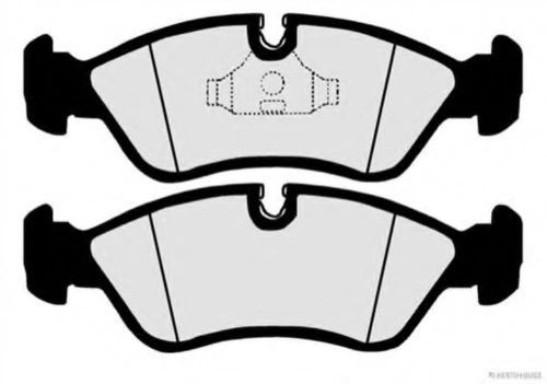 J3600903 HERTH+BUSS Комплект тормозных колодок, дисковый тормоз (фото 3)