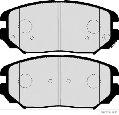 J3600544 HERTH+BUSS Комплект тормозных колодок, дисковый тормоз (фото 5)