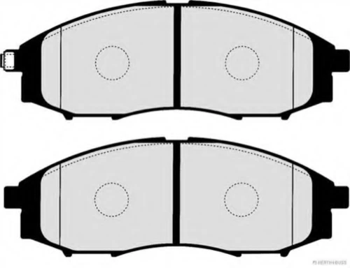 J3601096 HERTH+BUSS Комплект тормозных колодок, дисковый тормоз (фото 3)