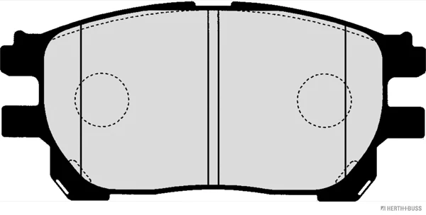 J3602123 HERTH+BUSS Комплект тормозных колодок, дисковый тормоз (фото 5)