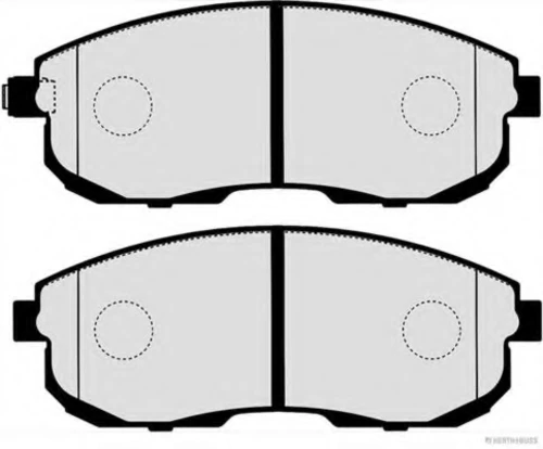 J3608033 HERTH+BUSS Комплект тормозных колодок, дисковый тормоз (фото 3)