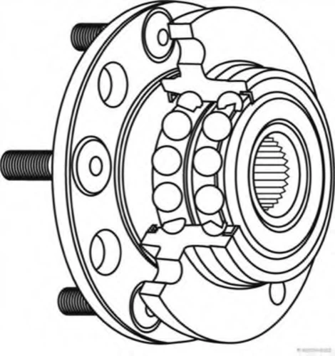 J4701039 HERTH+BUSS Комплект подшипника ступицы колеса (фото 3)