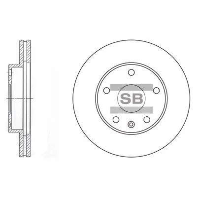 SD3006 HIQ Тормозной диск (фото 2)