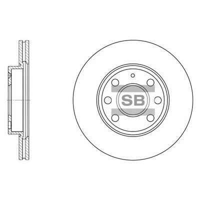 SD5102 HIQ Тормозной диск (фото 2)