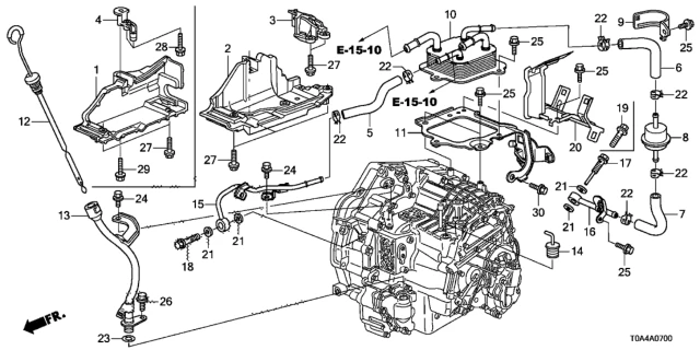 25430R5L003 HONDA Фильтр масляный 25430r5l003 (фото 7)