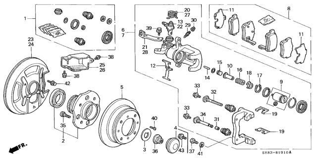 42510SV4A00 HONDA Тормозной диск 42510sv4a00 (фото 2)