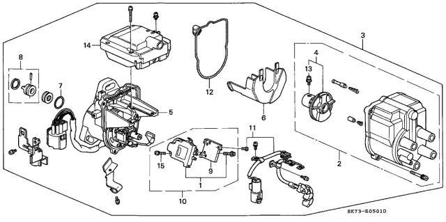 30500PR4A02 HONDA Катушка зажигания hond (фото 2)