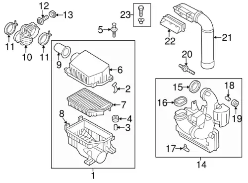 281133X000 HYUNDAI/KIA/MOBIS Фильтр воздушный 281133x000 (фото 3)