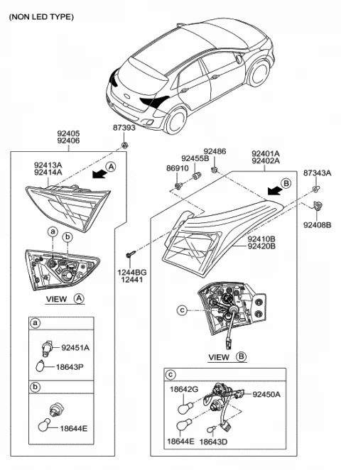 924852H000 HYUNDAI/KIA/MOBIS Фиксатор заднего фонаря elantra i20/getz 08>/tucson 10my/ix35 10> (фото 6)