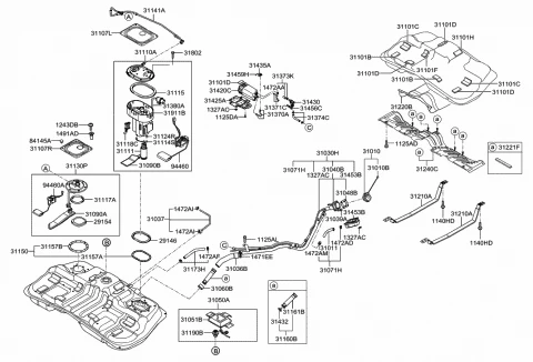 310902E000 HYUNDAI/KIA/MOBIS Топливный фильтр 310902e000 (фото 3)