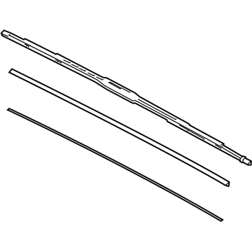 98350-H5000 HYUNDAI/KIA/MOBIS Щетка стеклоочистителя гибридная hyundai (фото 1)