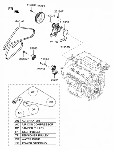 25500-25001 HYUNDAI/KIA/MOBIS Термостатический регулируемый клапан системы охлаж (фото 4)