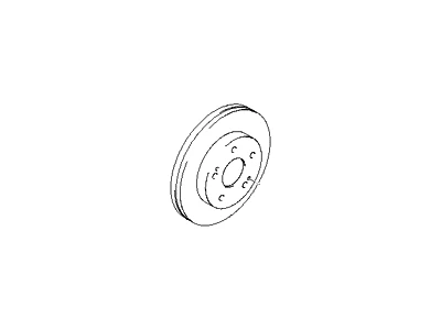517122C000 HYUNDAI/KIA/MOBIS Тормозной диск 517122c000 (фото 1)