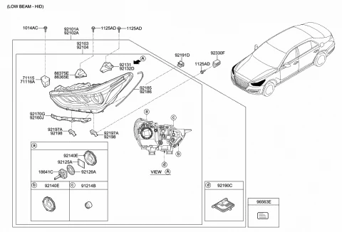 1864735006 HYUNDAI/KIA/MOBIS Автолампа ксеноновые 1864735006 (фото 4)