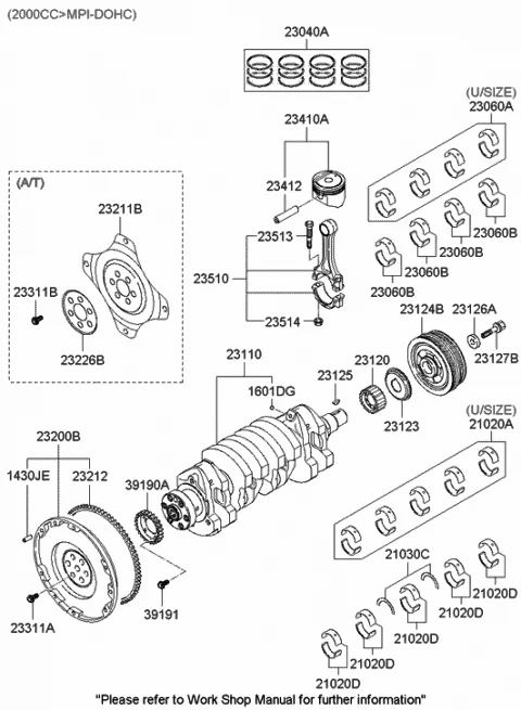 23260-37302 HYUNDAI/KIA/MOBIS Маховик двухмассовый hyun (фото 2)