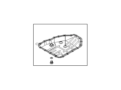 4528023001 HYUNDAI/KIA/MOBIS Поддон акпп accent/ix20/solaris/verna/elantra (фото 2)