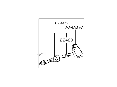 22448-AR210 NISSAN Катушка зажигания double force (фото 1)