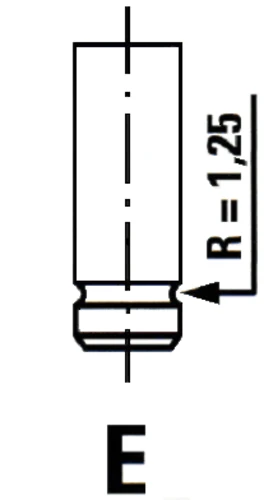 VL116500 IPSA Впускной клапан (фото 2)